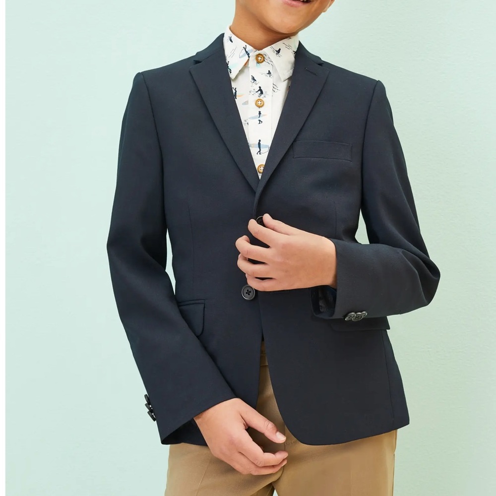TALLIA Kids Navy Blazer
